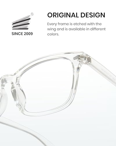 Cyxus Blue Light Glasses for Men Women Yellow Lens Computer Glasses Reduce Eye Strain UV Blocking 8082Y01 - Image 5