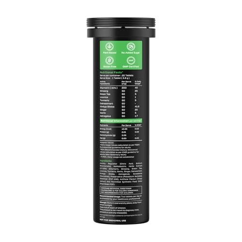 Auric Liver Detox Supplement | 40 Tablets Fizzy Water with 10 Ayurvedic Herbs | Clinically Researched Therapeutic Ingredients | Drop, Dissolve, Fizz, Drink | Liv 365 - Image 3
