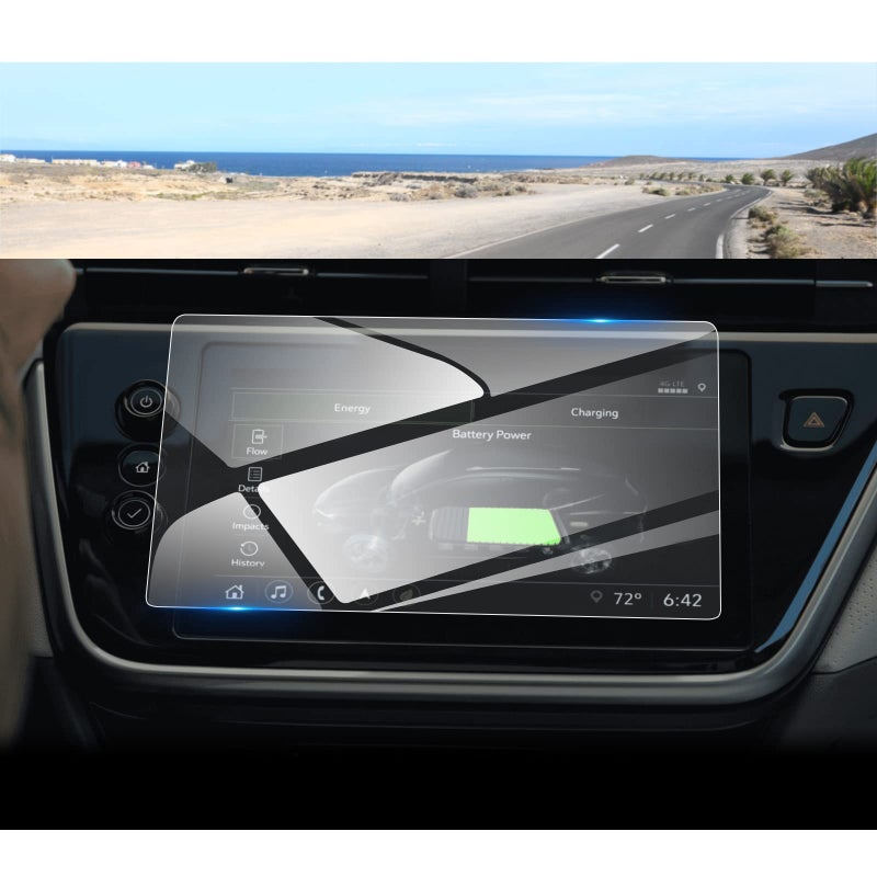 Coleya 2022 2023 Chevy Bolt EUV Screen Protector, for Bolt EV Screen Protector 10.2-inch Touch Screen, 9H Tempered Glass 2022 2023 Bolt EUV/EV Accessories Anti-Fingerprint HD Transparent 10.2" - Image 1