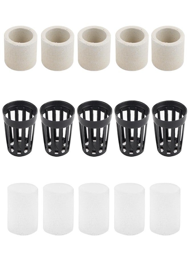 YOLUFER Aquatic Plants Fixed Set 5pcs Aquarium Plant Weights Pot and 5pcs Planting Cup with 5pcs Fixing Cottons Aquarium Accessories (15) - Image 1