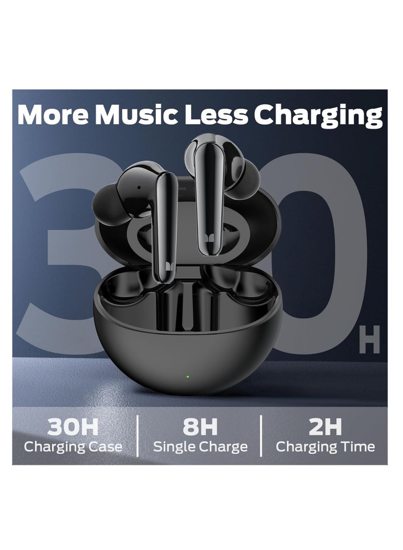Monster N-Lite 203 AirLinks True Wireless In-Ear Headphone, IPX6 Waterproof Bluetooth Earphones with HiFi Stereo, Black - Image 3
