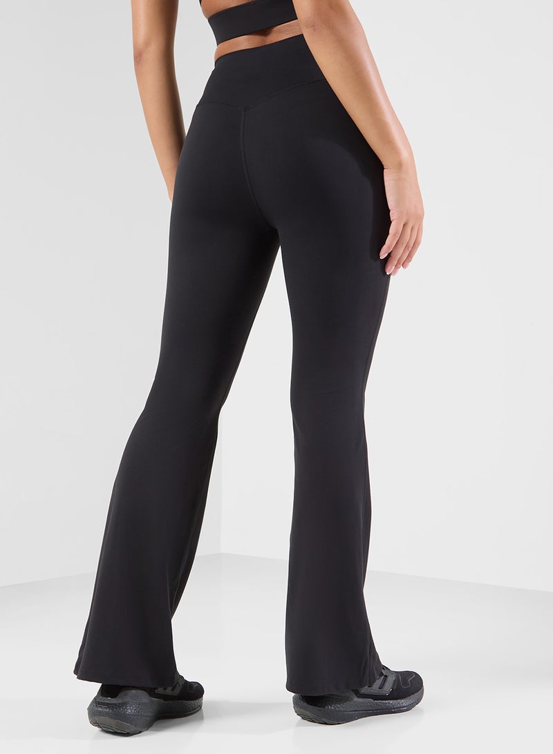 فورورد ليجنز واسع الساق بتصميم خصر غير متماثل ونحت ناعم - Image 3