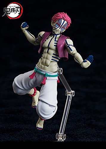 FREEing Demon Slayer: Kimetsu no Yaiba: Akaza Figma Action Figure, Multicolor - Image 4