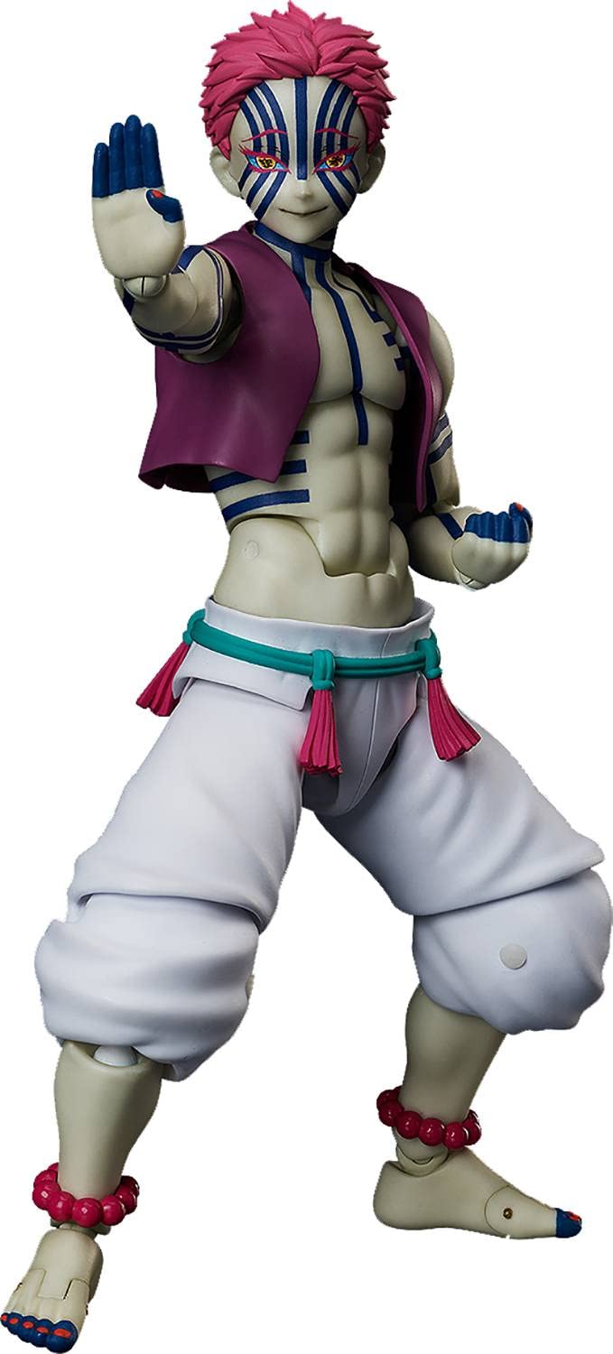 FREEing Demon Slayer: Kimetsu no Yaiba: Akaza Figma Action Figure, Multicolor - Image 1