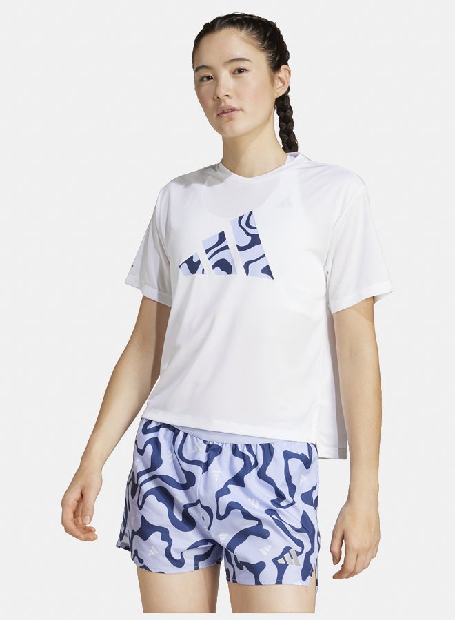 Adidas Run It Brand Love T-Shirt - Image 1