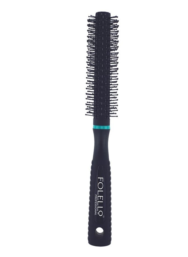 FOLELLO - Premium Round Hairbrush - Flexible Bristles Hair Brush for Men & Women - Hair Comb for Blow Drying, Adding Curls, Waves & Volume - Suitable for All Hair Types - Image 2
