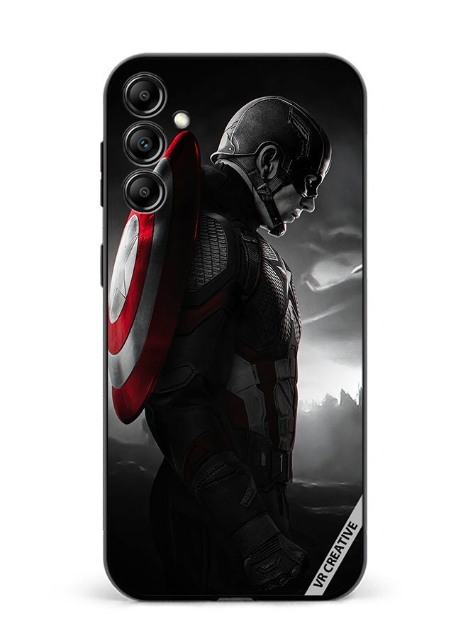 VR CREATIVE Protective Case Cover For Samsung Galaxy A34 Captain America Design Multicolour - Image 1