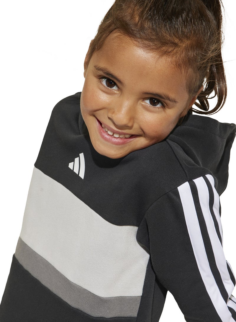 Adidas Kids Seasonal Essential Tiberio 3-Stripe Fleece Leggings Set  - Image 3