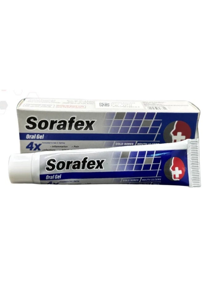 Sorafex Oral Gel 15g | Fast-Acting Relief for Mouth Ulcers, Sores & Oral Pain - Image 1