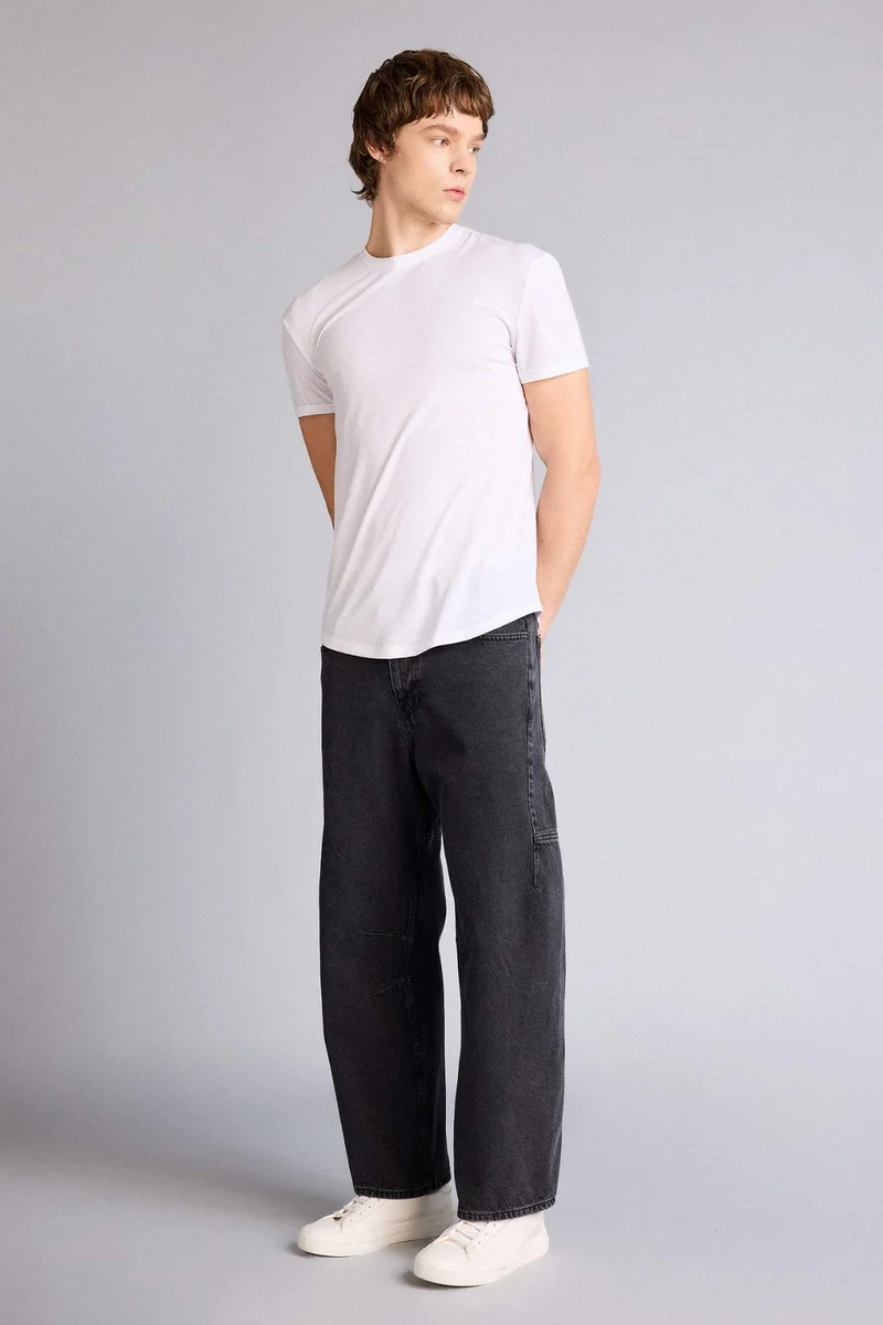 ديفاكتو Barrel Fit Trousers
