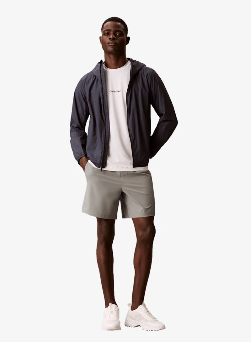 Calvin Klein Sports Winter Grey Woven Training Shorts for Men | Best Price UAE