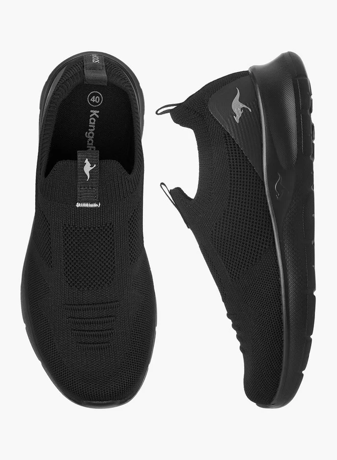كانغاروس Women's Textured Slip-On Sports Shoes with Pull Tab