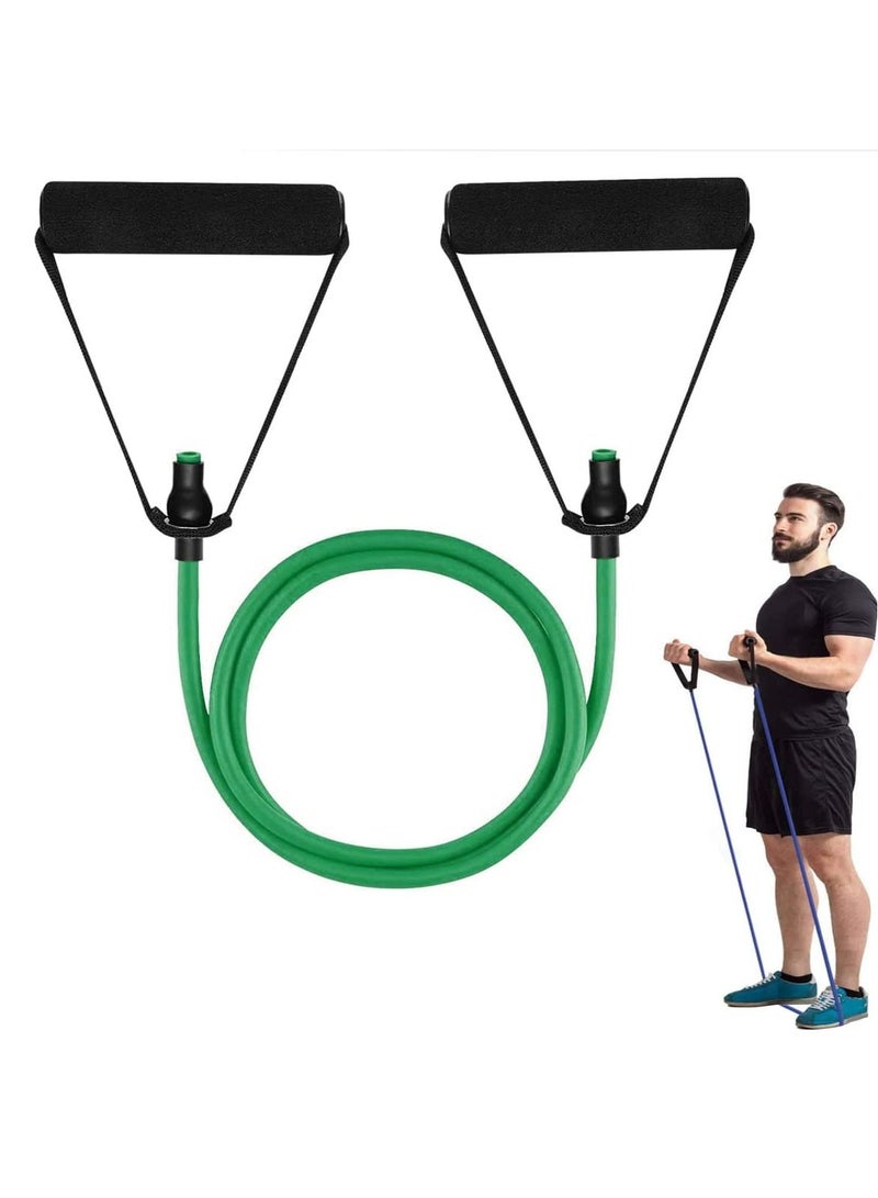 Nariele Exercise Bands Workout Resistance Bands with Comfort Handles Yoga Tension Rope Workout Exercise Bands for Working Out,Exercise Cord Stretch Bands for Exercise Physical Therapy - Image 1