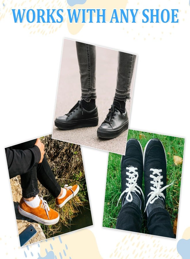 Gtziqa Shoe Laces for Sneakers, 12 Pairs 120cm Long Flat Shoelaces Black White Shoe Strings for Men Women Canvas Sport Shoes Athletic Running Shoes - Image 4