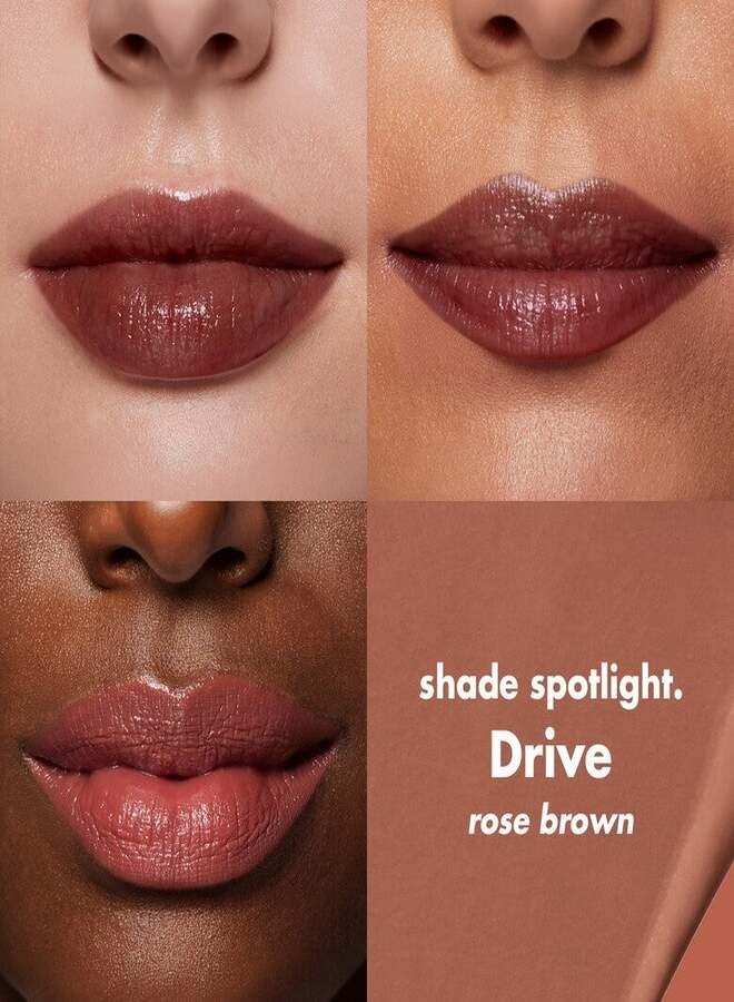 elf e.l.f. O Face Satin Lipstick – Drive| Richly Pigmented Hydrating Satin Finish Lipstick with Squalane, Jojoba Esters & Marula Oil – 3.8 g - Image 2