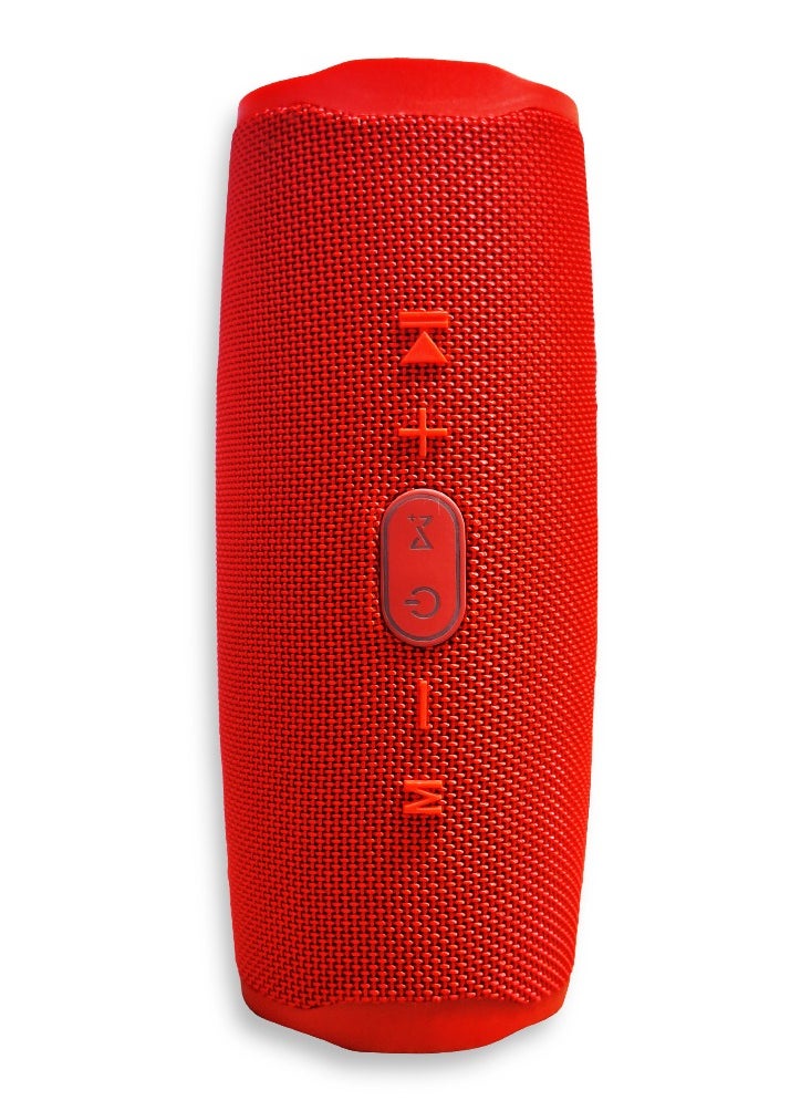 Generic - Portable Speaker with 4000mAh power bank , water proof speaker can play for 4h ,model  IPX7 - stylish for Powerful Sound in At small parties and fun times - Red - Image 1