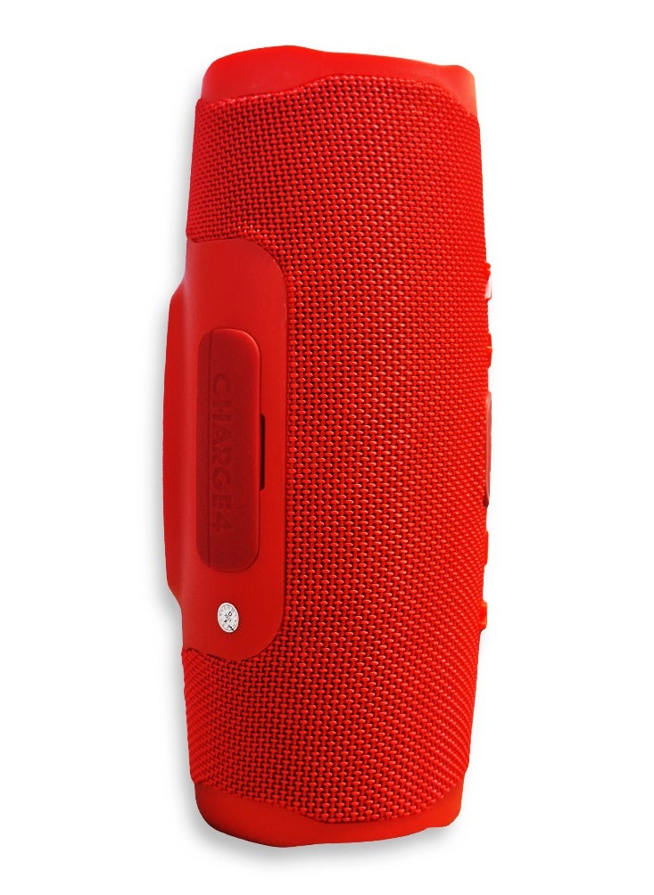 Generic - Portable Speaker with 4000mAh power bank , water proof speaker can play for 4h ,model  IPX7 - stylish for Powerful Sound in At small parties and fun times - Red - Image 1
