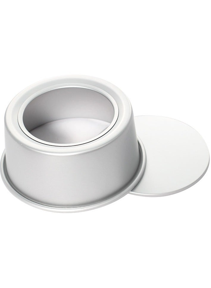 ZEPONOVA Round Cake maker, Aluminum Alloy Mould, removable bottom mold, Silver 22.1x7.8cm, 8 inchs - Image 5