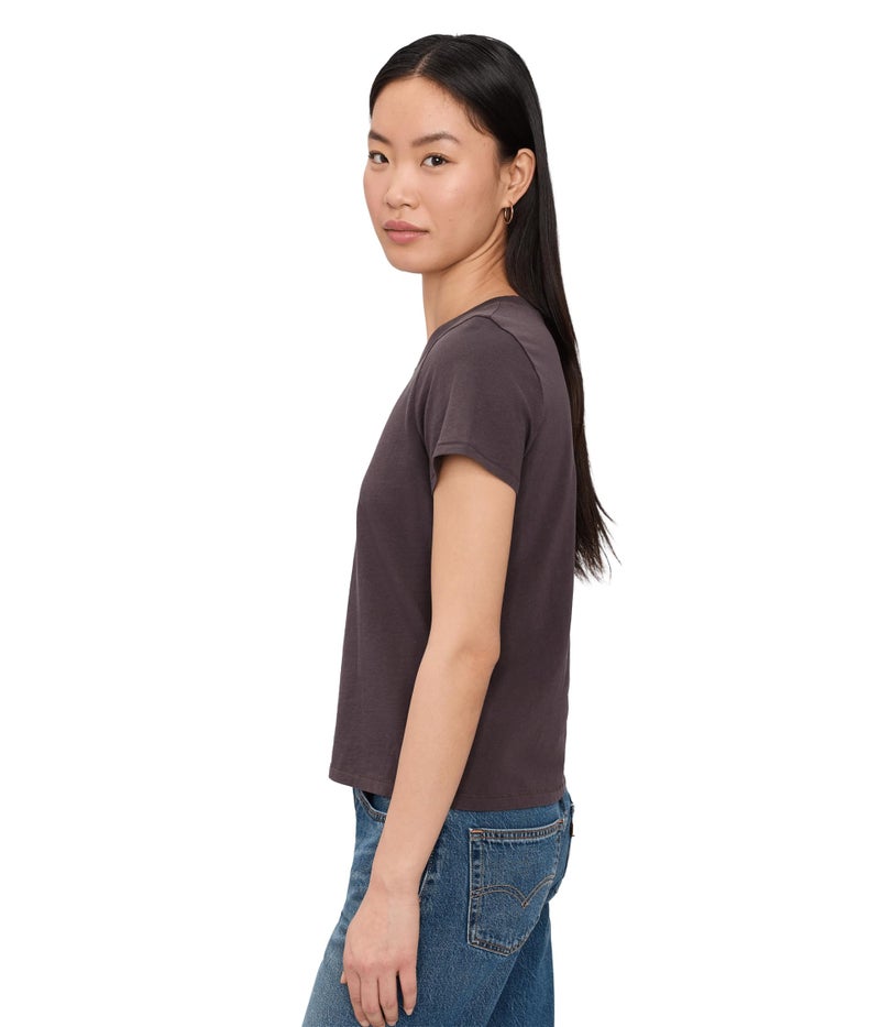 Made Well Madewell, Women's, Northside Vintage Tee, Chocolate Plum, Small - Image 3