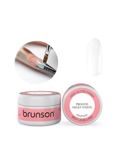 brunson Solid Sculpture Builder Gel for Nails 30ml Nail Sculpting Gel Self Leveling Non-Sticky Hand Solid Builder Gel Hard Nail Extension Gel 3D Sculpting Gel for Nail Art Design Salon Manicure 