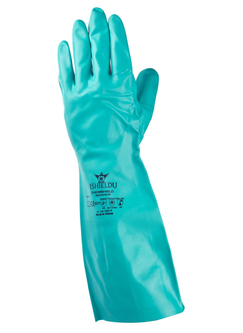 ISHIELDU - Chemical Resistant Gloves 12 Pairs for chemical handling, painting, cleaning and automotive maintenance and repair - Image 1