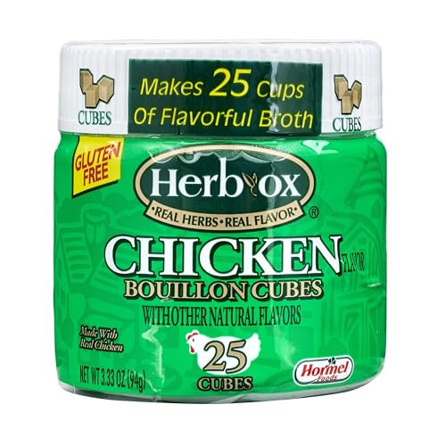 HERB-OX HERBOX Chicken Bouillon Cubes 25 Count Pack of 12 - Image 1