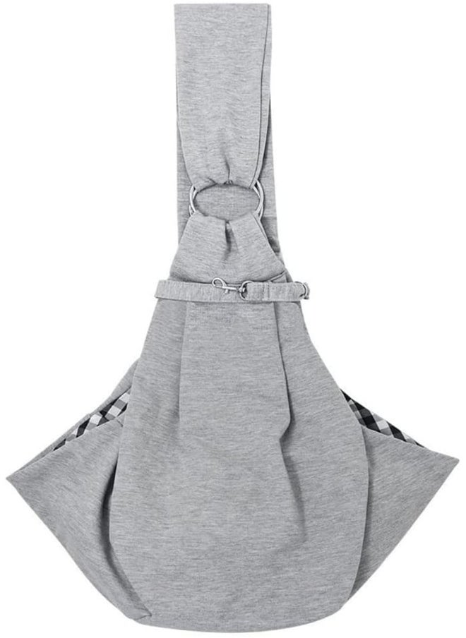 Mumoo Bear Mumoo Bear Small Dog Cat Carrier Pet Sling Bag with Adjustable Strap, Grey  - Image 2