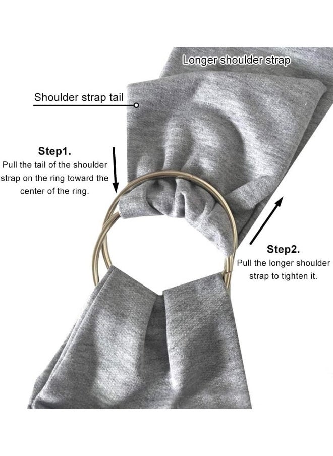 Mumoo Bear Mumoo Bear Small Dog Cat Carrier Pet Sling Bag with Adjustable Strap, Grey  - Image 5