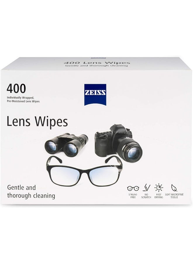 Zeiss Zeiss Pre-Moistened Lens Cleaning Wipes, 400 count  - Image 1
