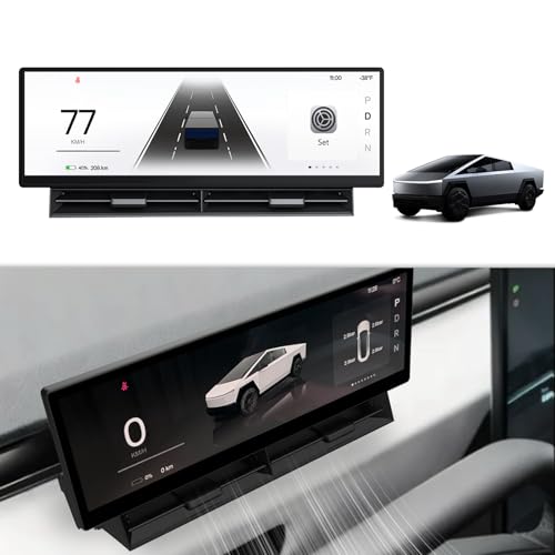 Tlyard Cybertruck Head Up Display 1088 Inch Touchscreen HUD Carplay Cybertruck Accessories Smart Instrument Cluster with Camera - Image 1