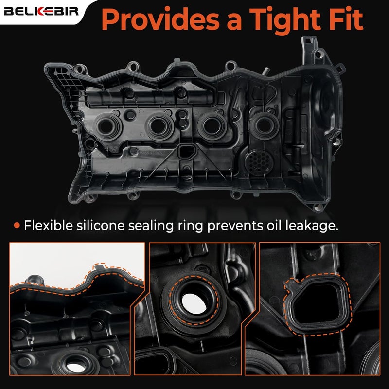 BELKEBIR Engine Valve Cover with Gasket for Honda Accord and CR-V 2.4L - Image 5