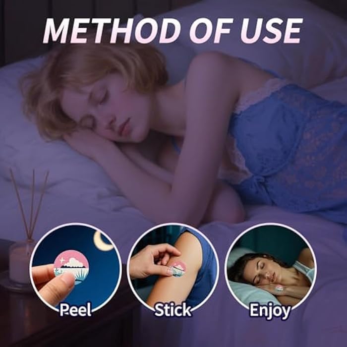 Gethorey Sleep Patches for Adults, 60 Pack Upgraded Deep Sleep Patches, Formulated with All Natural Ingredients, Long-Lasting Night Comfort for Both Men and Women, Easy to Use All Night Long-B03 - Image 3