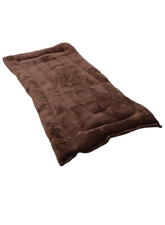 SMART HOME Cotton sleeping blanket for camps and rest houses, soft velvet to the touch, made of high-quality materials, natural cotton blanket for one person, size 180*90*6 cm - Image 2