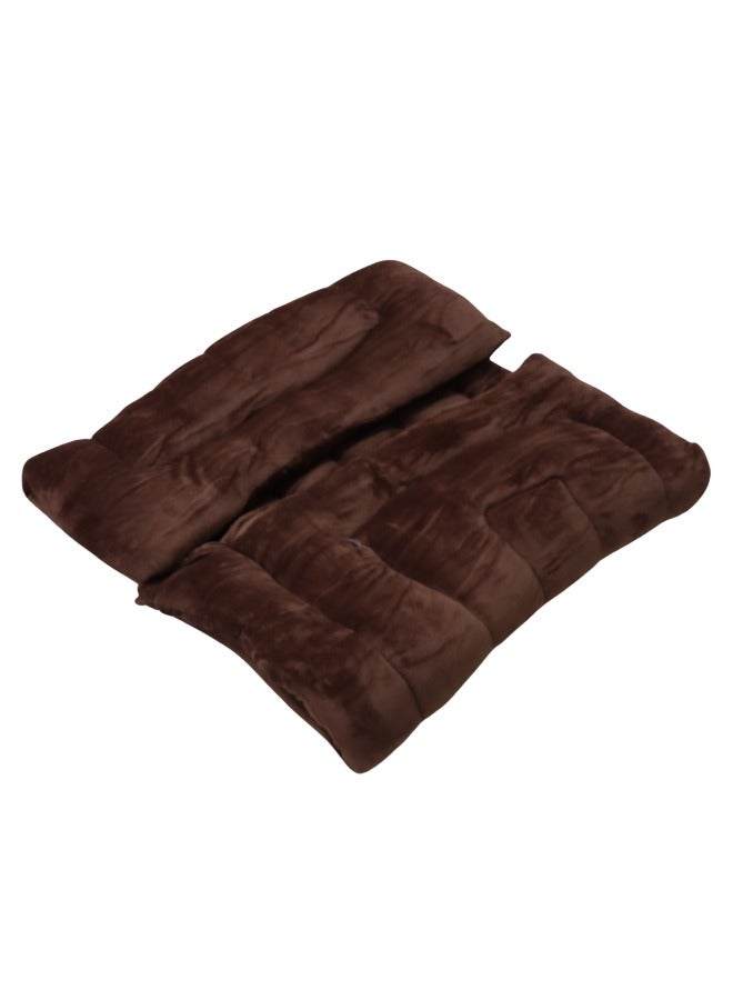 SMART HOME Cotton sleeping blanket for camps and rest houses, soft velvet to the touch, made of high-quality materials, natural cotton blanket for one person, size 180*90*6 cm - Image 4