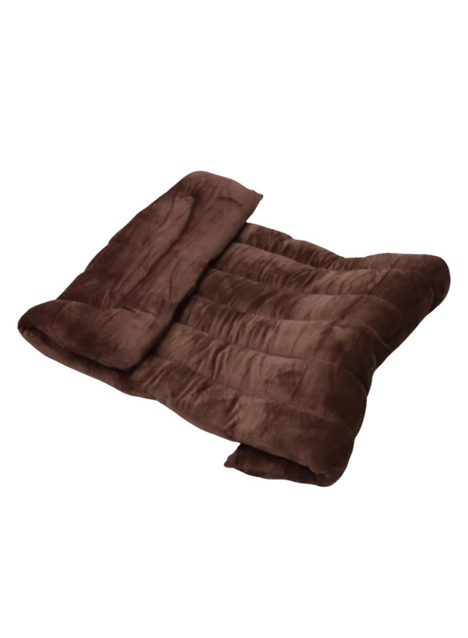 SMART HOME Cotton sleeping blanket for camps and rest houses, soft velvet to the touch, made of high-quality materials, natural cotton blanket for one person, size 180*90*6 cm - Image 5