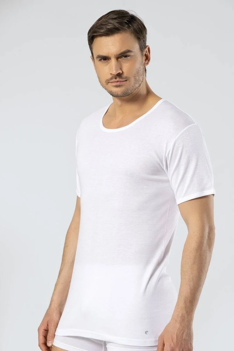 cacharel Men's Crew Neck (open) Undershirt