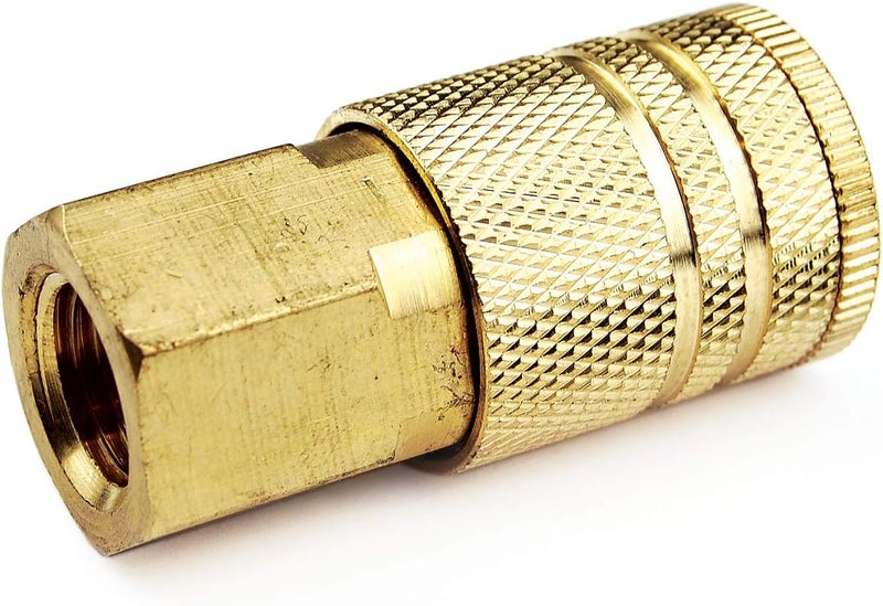 Primefit IC1414FB6B10P 14Inch 6Ball Brass Female Industrial Coupler Contractor Pack 10Piece - Image 3