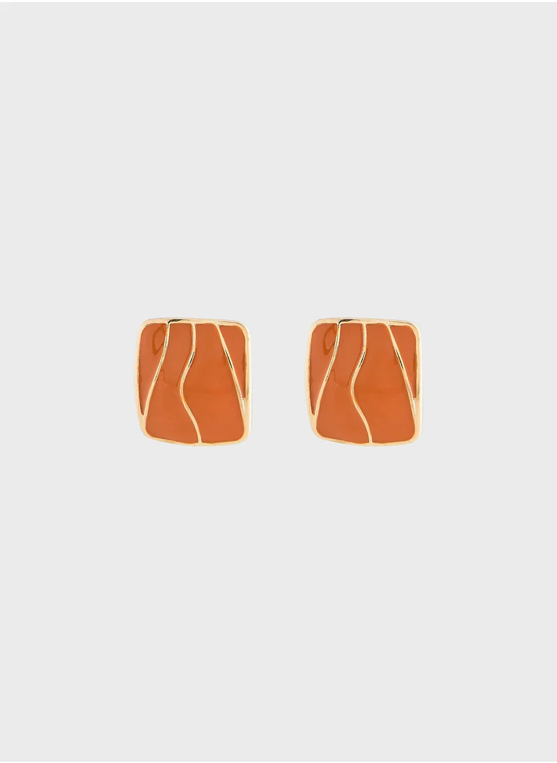 MANGO Earrings With Relief Design