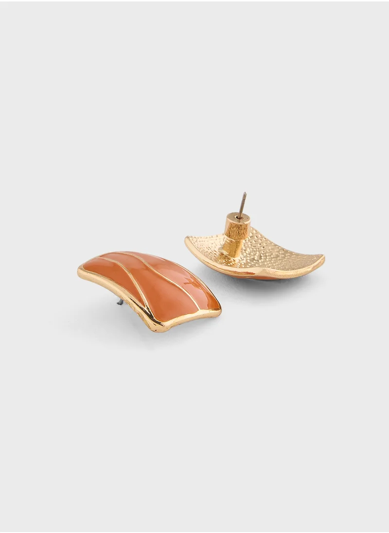 MANGO Earrings With Relief Design