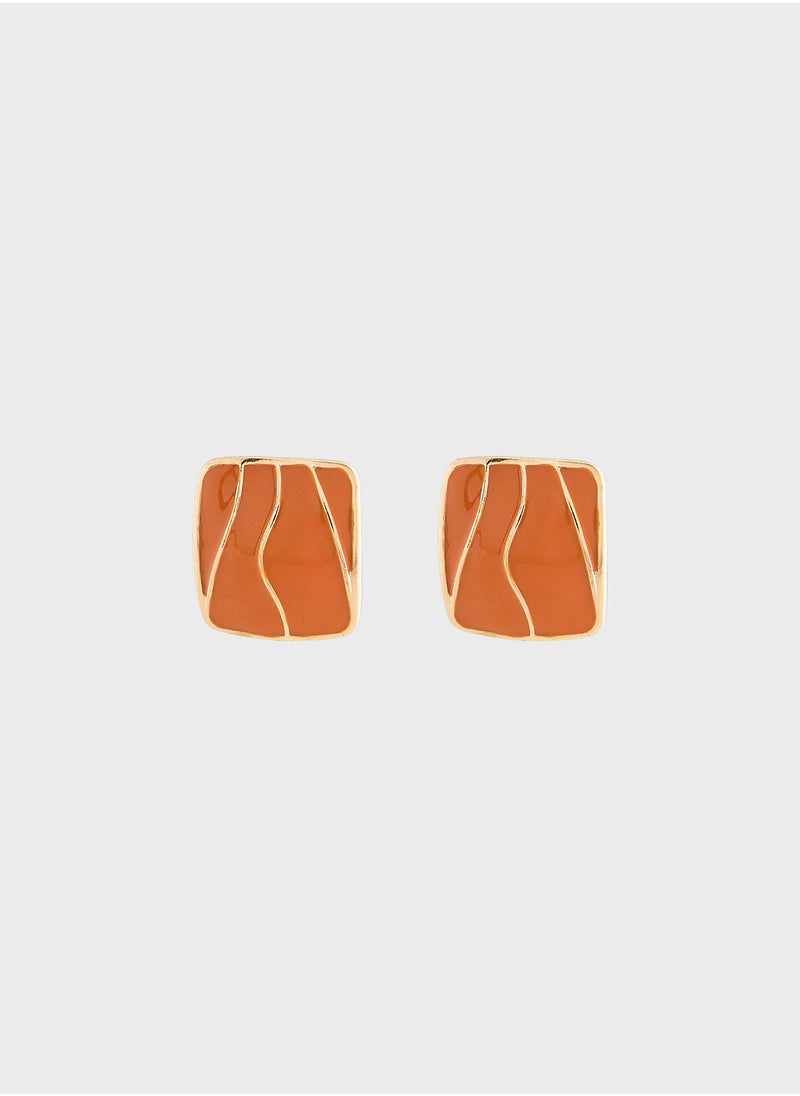 MANGO Earrings With Relief Design  - Image 1
