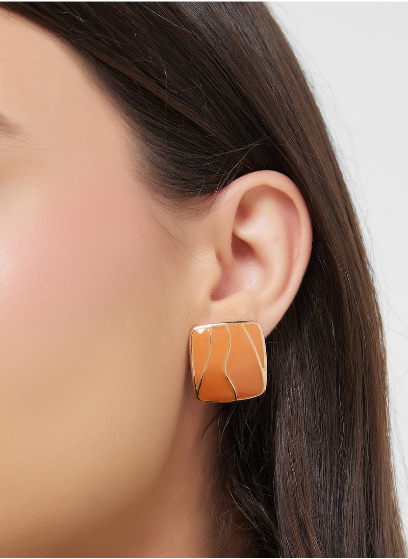 MANGO Earrings With Relief Design  - Image 3