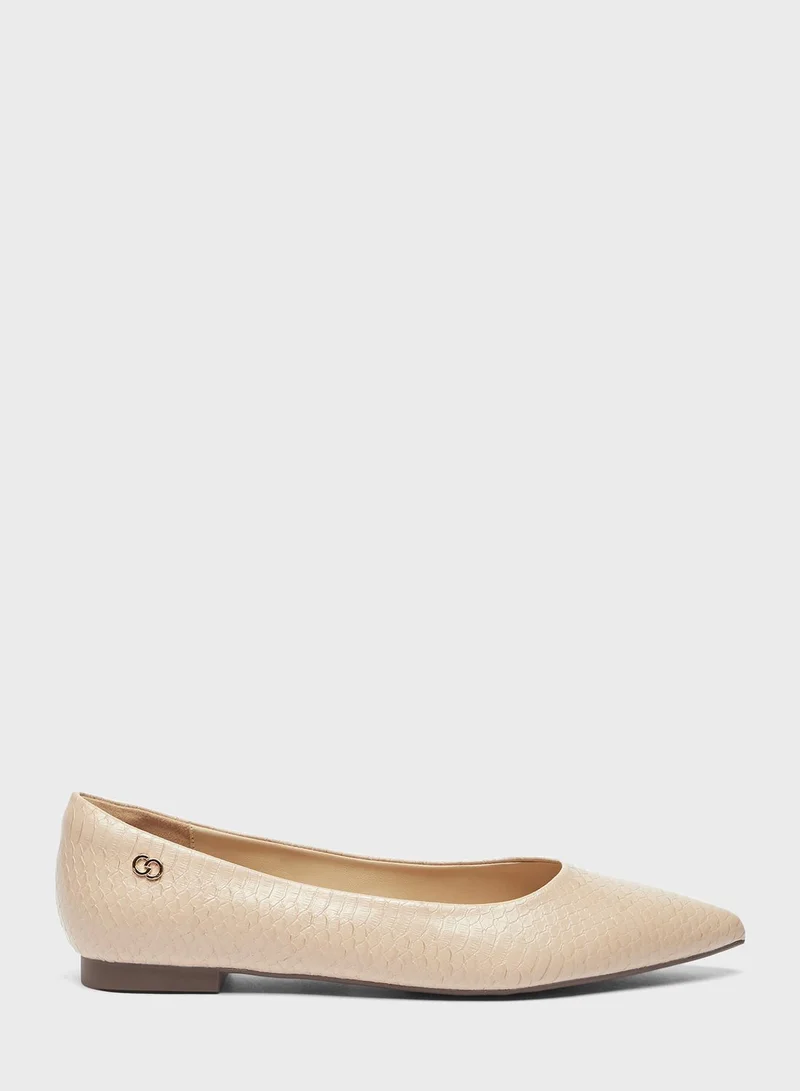 Celeste Pointed Toe Flat Ballerinas