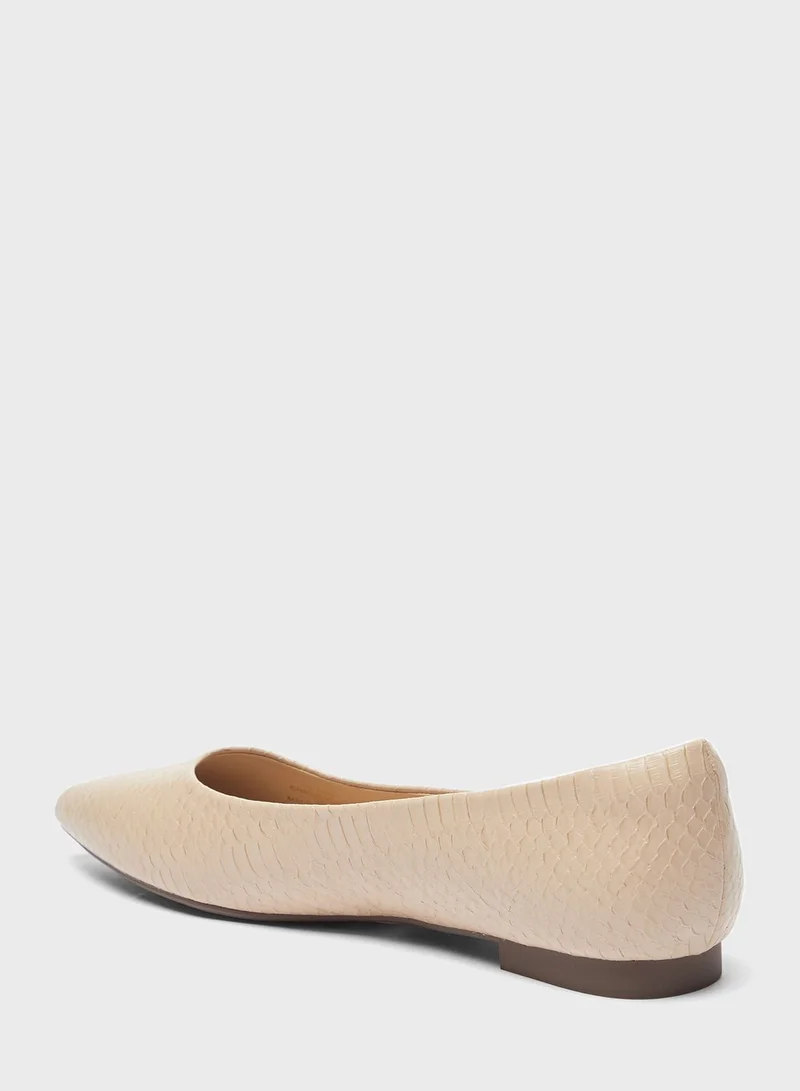 Celeste Pointed Toe Flat Ballerinas