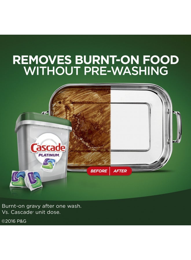 Cascade Platinum ActionPacs Dishwasher Detergent, Fresh, 4 Count - Image 4