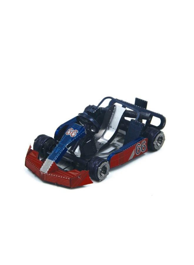 Aipin Metal Assembly Model DIY Puzzle Color Tank Always Bicycle Kart Off-road Vehicle Model-Color:Color 97 Tank - Image 3