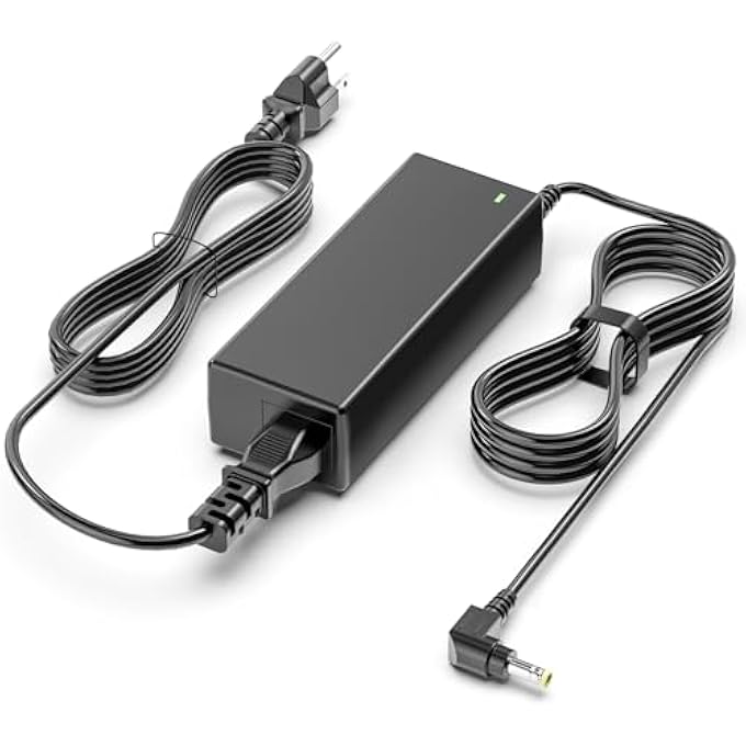 rayihni كابل طاقة 19 فولت متوافق مع شاشة ASUS LCD 22'' 23'' 24'' 27''، VX238H VX238H-W VX228 VX228H VX248 شاشة ألعاب LED G-SYNC؛ MX279H VX239H VX279H MX239H كابل إمداد الطاقة - Image 1