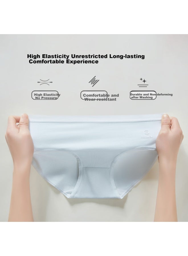 Fentengcare Women's Underwear, 100% Pure Cotton Crotch, Mid-rise, Simple And Comfortable, Seamless, Antibacterial Panties, Yr - Image 5