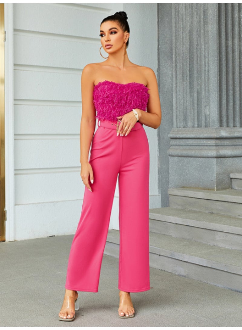 SIMPLEE Trendy Women's Jumpsuit - Fashionable Romper for Summer & Outings 
