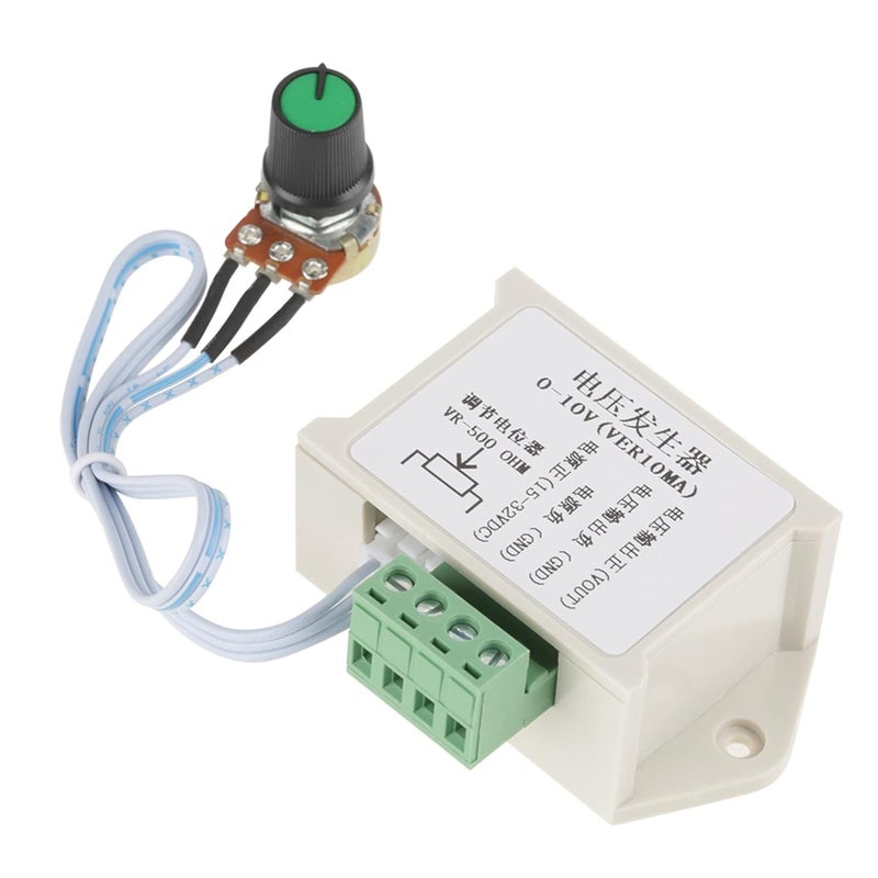 0-10V Adjustable Analog Voltage Signal Generator Module, 10mA Output Current, Compact Size - Precise Voltage Control, Compatible with PLC and MCU, Ideal for Industrial Automati - Image 1