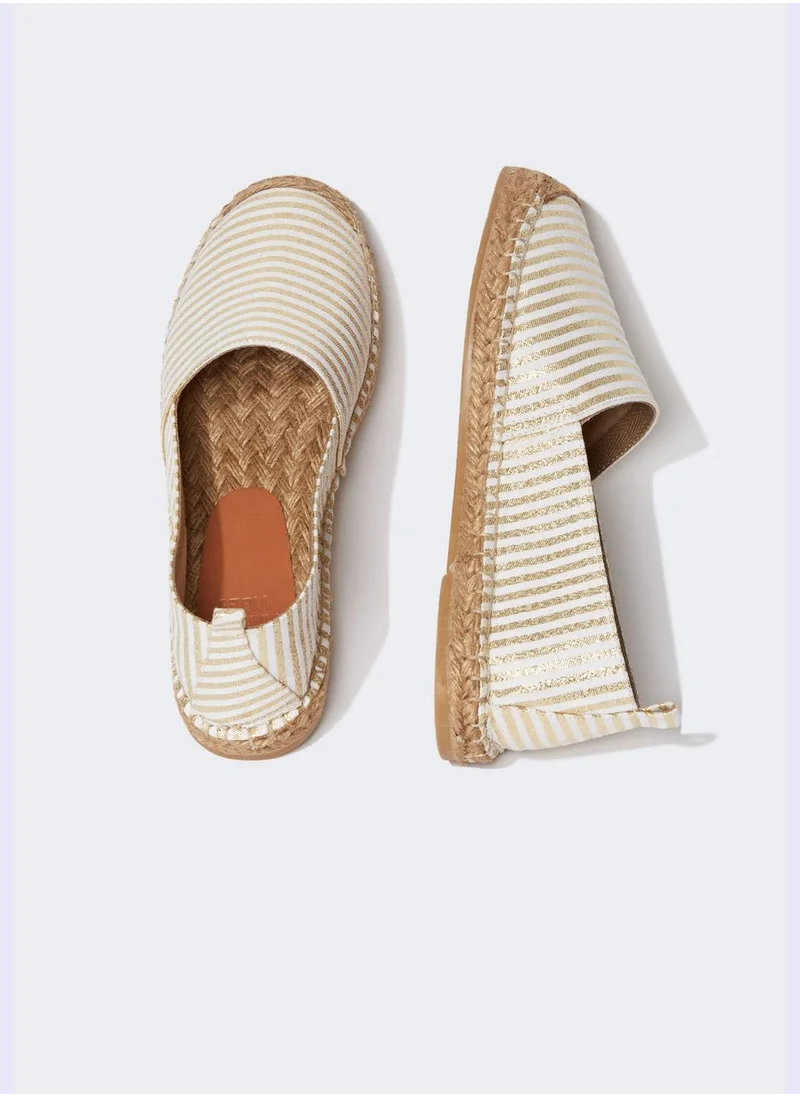 DeFacto Striped Espadrilles Sand Shoes